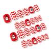 24Pcs/Set Kids Art Tips Christmas Style Extending Nails Portable Delicate Christmas Self Adhesive Nails Tips for Children