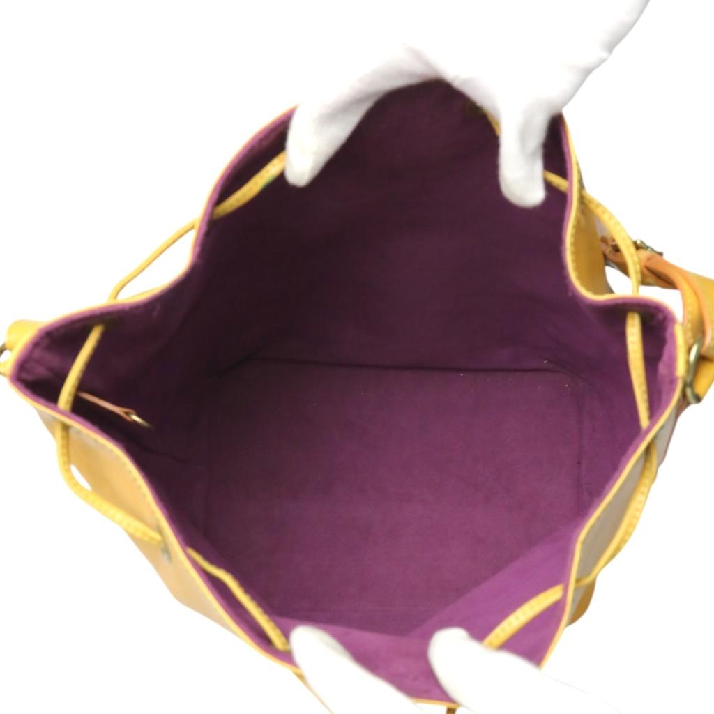 LOUIS VUITTON Epi Noe Shoulder Bag Epi Leather yellow unisex M44009 Used