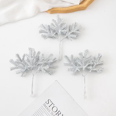 1/5Pcs Artificial Plants Golden Fake Branch with Frost Christmas Tree Materials Home Wedding Decor Photography Background Wall