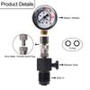 Tank Pressure Checker Test Tool, Compact Easy To Read, Luminous Scuba Diving Gauge for