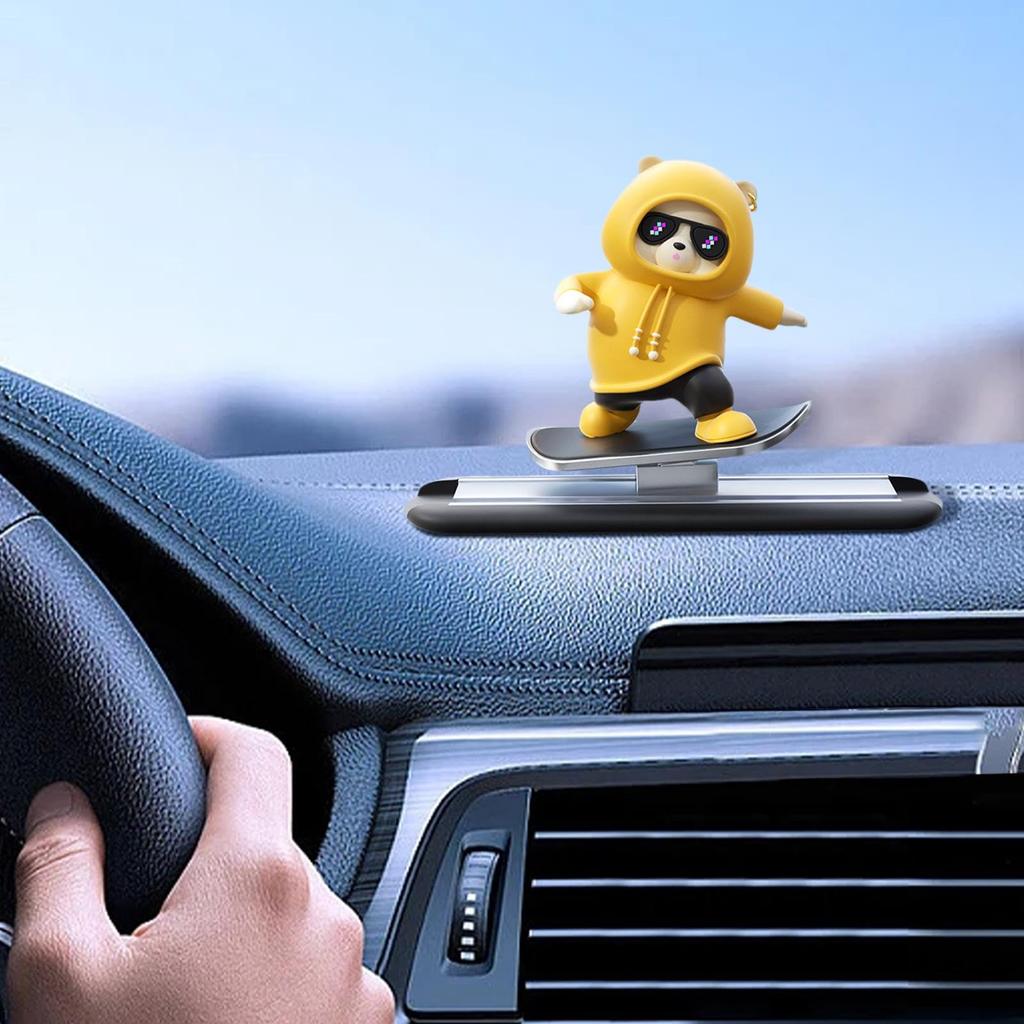 Mdikawe Bear Dashboard Decoration, Bear Dashboard Decor - Link Cute Dashboard Decor | Funny