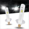 2 Bucăți Bec LED Far H1 LED Canbus H3 LED Lampă Ceață Fără Ventilator Wireless Dimensiune Mini Lampă Auto 12V 6000K Alb