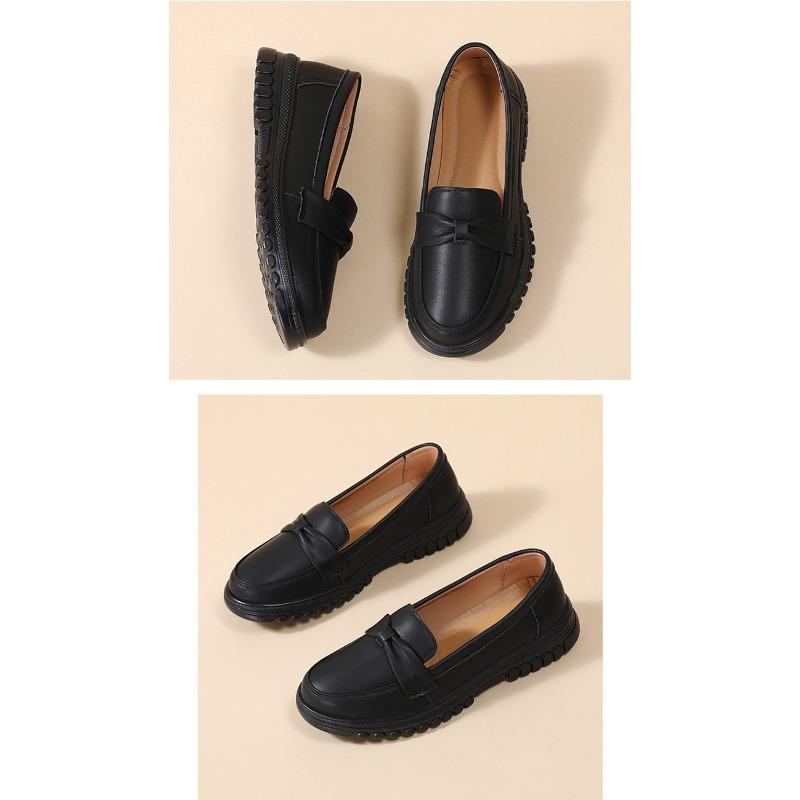 New Fashionable One-legged Bean Shoes with Soft Soles for Mothers