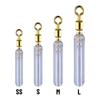 Accesoires 4 Size Rotation boia Floating Flotteur Buoy Copper Head Float Anti knot Fishing Floats