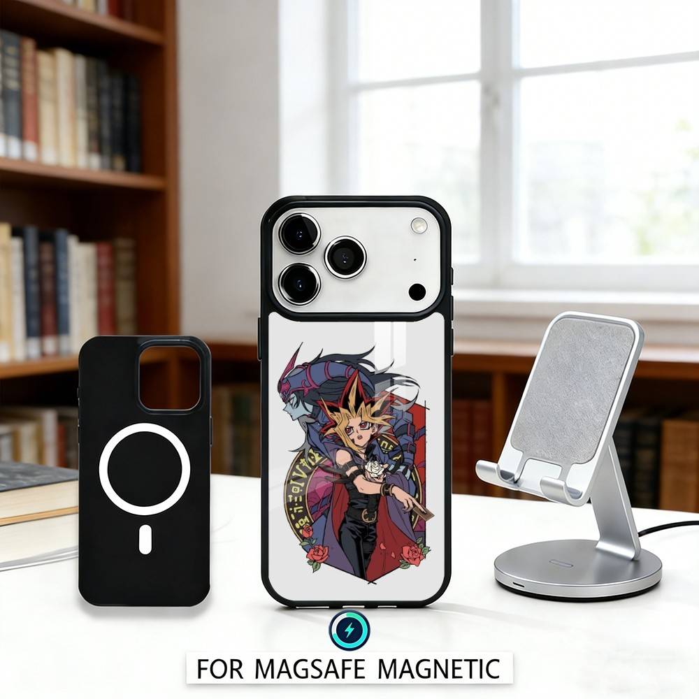 Yu-Gi-Oh Anime Phone Case For iPhone 17,16,15,14,13,12,Pro,Max For Magsafe Magnetic Wireless Charging iPhone12mini