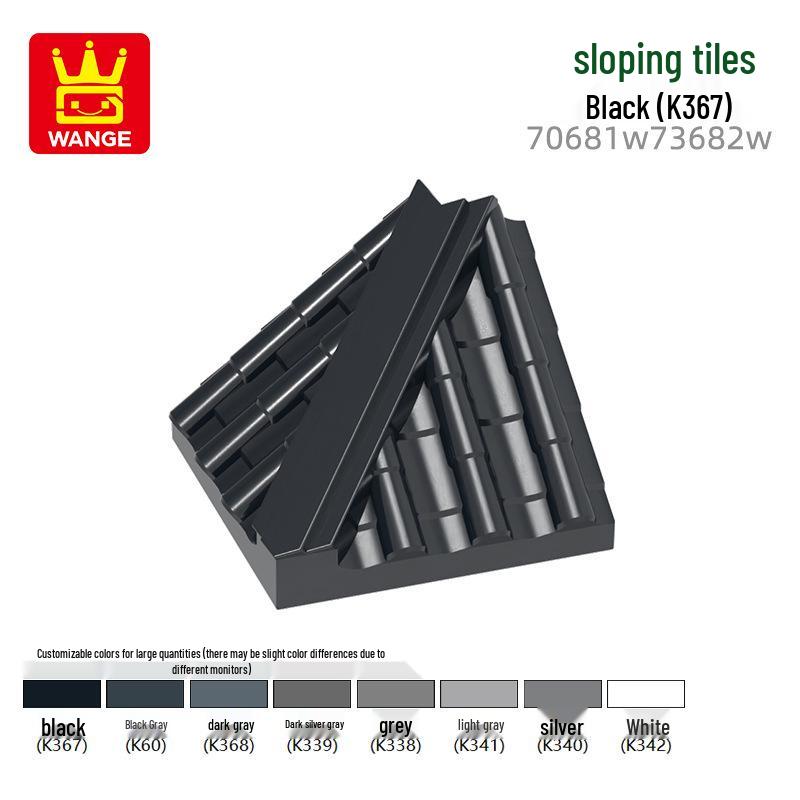 

Wange Образовательные строительные блоки Наклонные плитки Набор кирпичиков 70681W-Совместимые сборочные детали. 0.1kg (~26 pcs)