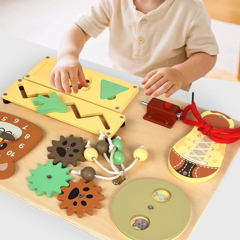 Best-selling Busy Board: Multifunctional Sensory Learning Toy for Children Aged 3-6.