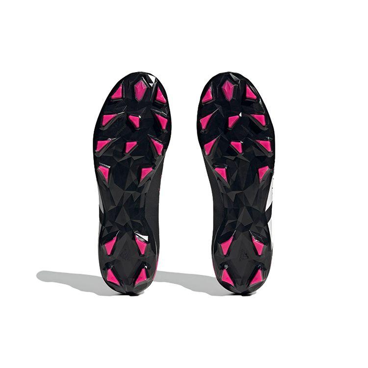 Adidas Predator Accuracy.3 Rundzehen Schnürschuhe AG HG Kunstrasen PU-Leder Stoßdämpfend Rutschfest Abriebfest Fußballschuhe GW4635