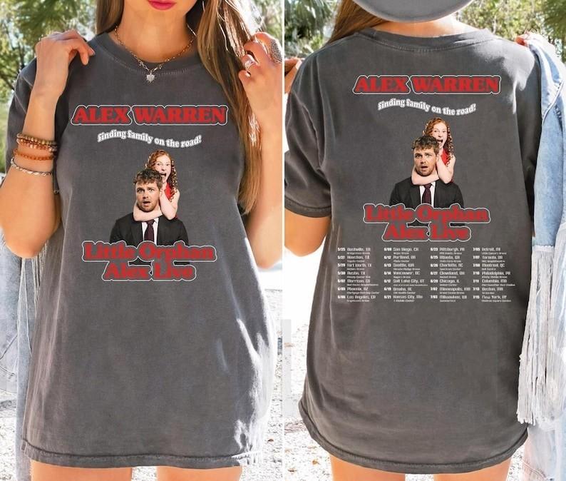 Vintage Alex Warren shirt Alex Warren 2026 Tour Shirt AN67349 XXXL