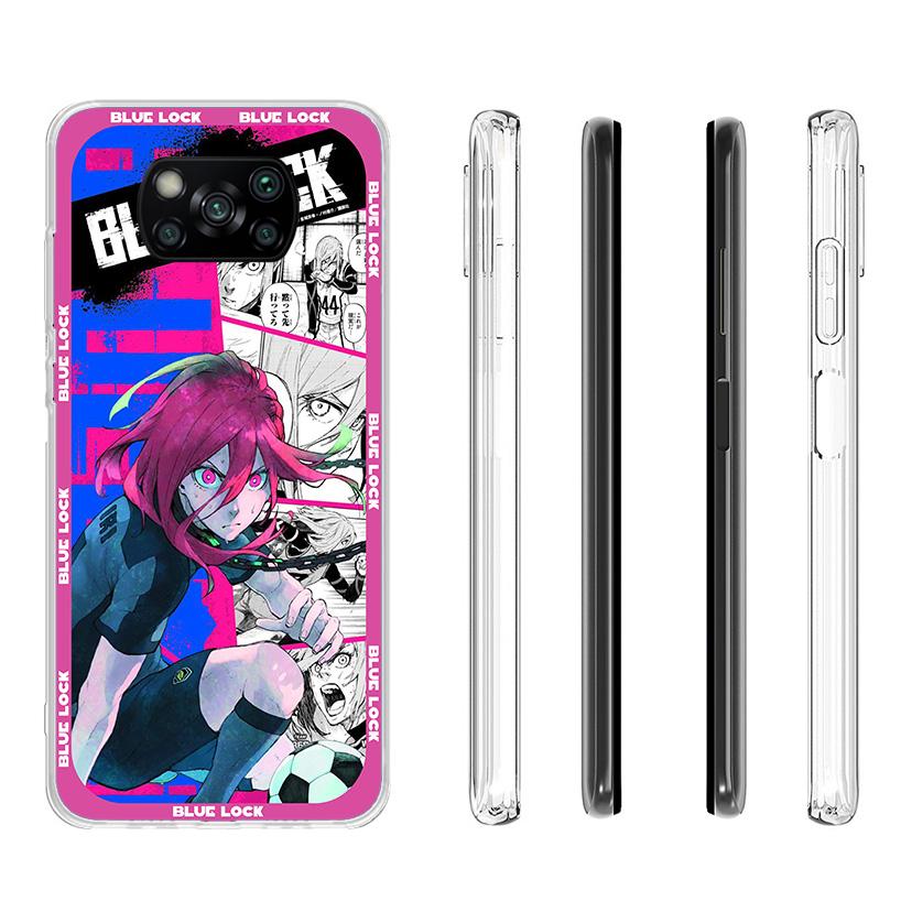 Custodia per Telefono Anime Blue Lock Per Xiaomi Poco F7 Ultra X7 X6 X5 Pro M7 Redmi 15C 15 13C 13 12C 12 10C 10 9A 9C 9T 9 Guscio Poc