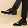 Fashion Men's Dress Shoes Pointed Toe Oxfords Luxury Office Plus Size  Leather Shoes Lace-up Male Wedding Shoe Soft Sole Business Shoes