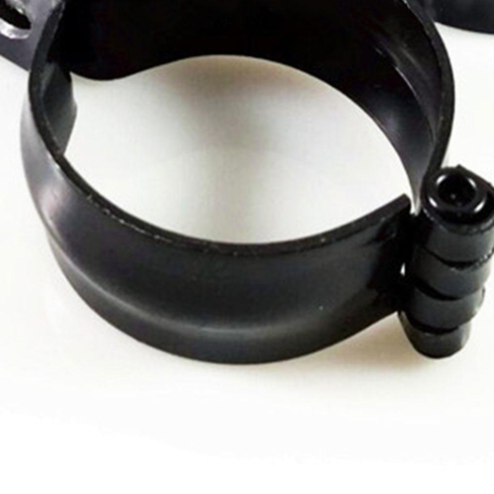 2x Black Motorcycle Bracket Spotlight Holder Sturdy Metal For Signal Light Installation Lamp Holder