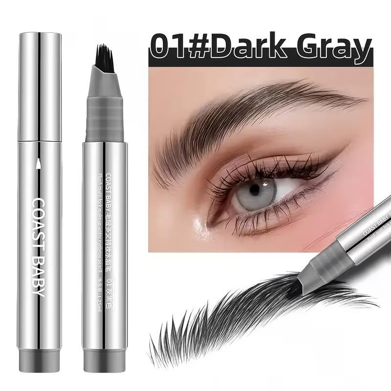 Plush long-lasting makeup water eyebrow pencil waterproof sweat-proof quick-drying eyebrow pencil natural wild eyebrow fashionable cosmetics for