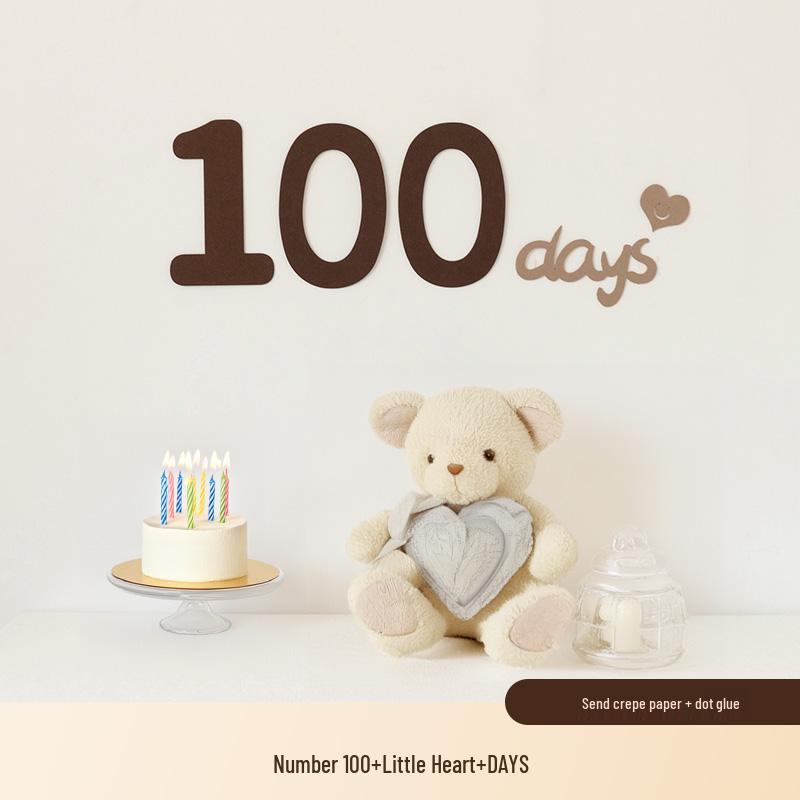 30-Day Baby Celebration Photo Props & Background Wall Set