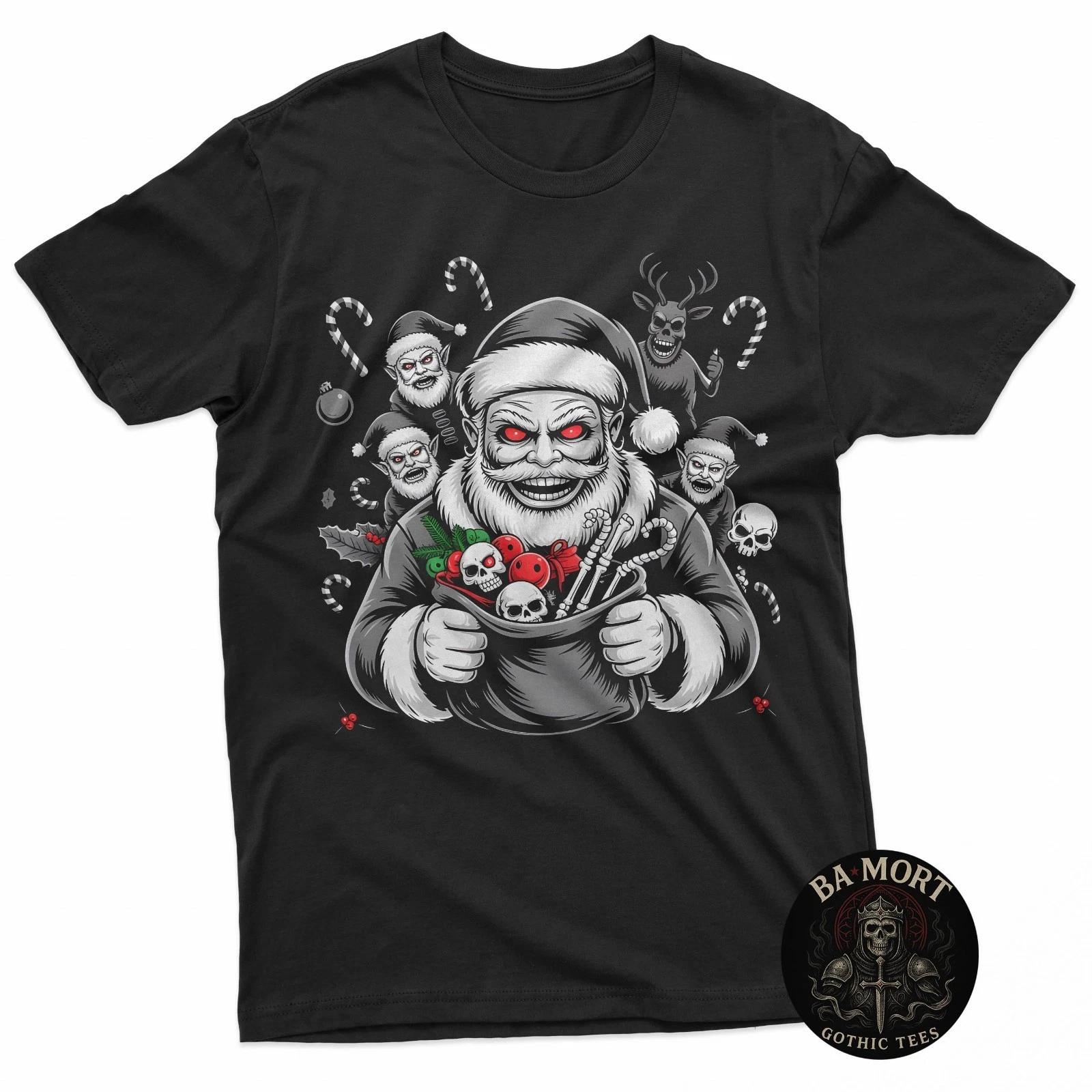 Evil Santa Claus Horror Christmas T-Shirt M