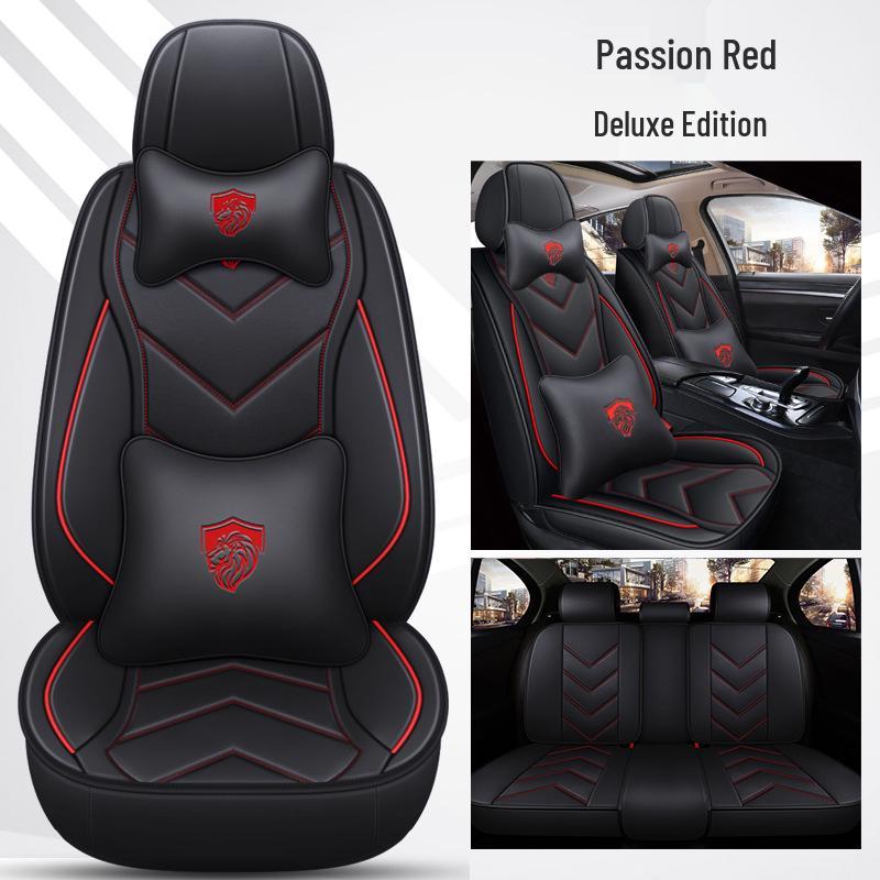 Napa Leather Full Coverage Front Car Seat Covers - All-Season and Universal Fit