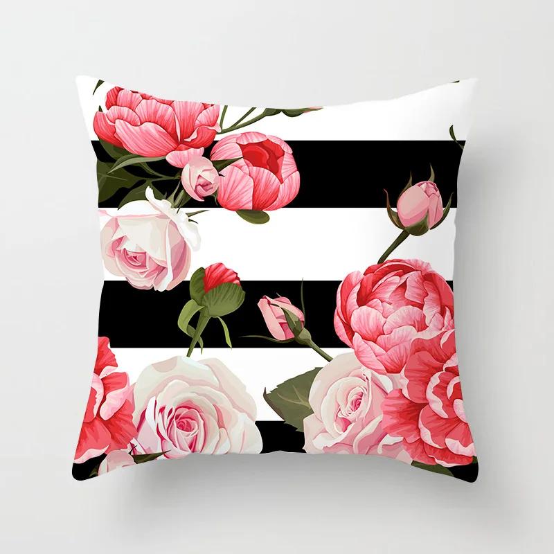 Super Cushion Cover Pillowcase Sofa Living Room Flower Decoration Pillow Nordic