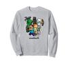 Minecraft Character Group Circle Logo Sweatshirt