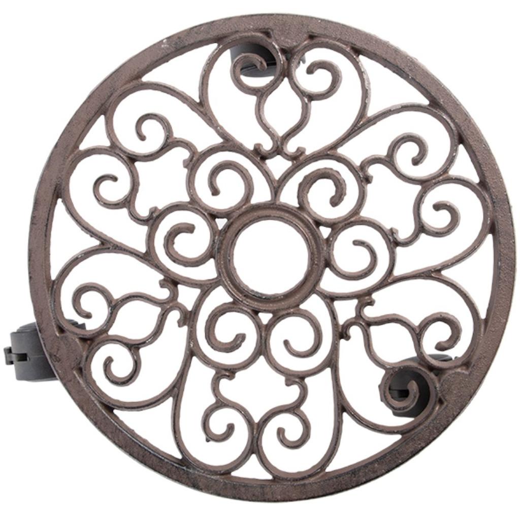 Gietijzeren Plantenbak Trolley 29 Cm