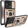 Pouzdro s výsuvným fotoaparátem, nárazuvzdorné brnění pro OPPO A5 A7 A8 A12 A15 4G, magnetický držák do auta, ochranný kroužek pro OPPO A16 A17 A31 A38