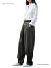 Spring 2026 Women's Cotton & Linen Lantern Pants: Artistic, Sand-Washed, Slimming, Casual Fit