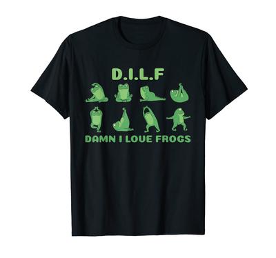 Kurva miluju žáby D.I.L.F Tričko