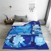 KPop Demon Hunters Movie Blanket Derpy Tiger Design Warm Soft Flannel For Girls Boys Travel Home Decor
