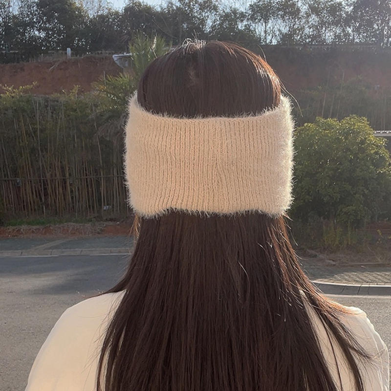 Women Winter Ear Warmer Earmuffs Headband Hair Bands Outdoor Skiing Sport Thick Hairband For Unisex Headscarf Hair Accessories