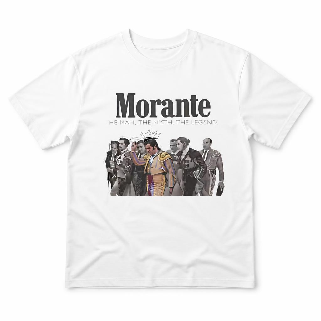 De La Puebla Matador Morante Spain Bullfighter T Shirts Pure Cotton Classic Tshirt Short Sleeve Tees Clothing Unisex