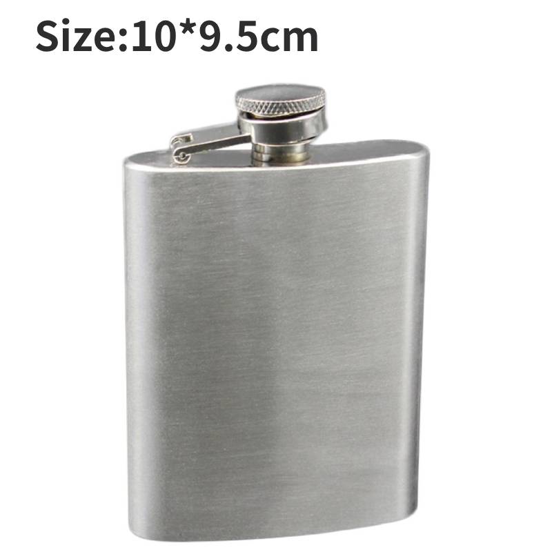

Wine Steel Stainless Pots Portable Outdoor Camping Convenient And Practical 5oz