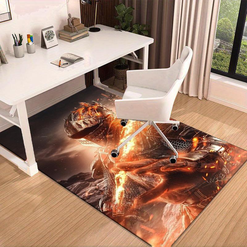 Knightly Crusader Armor Carpet, Chair Rug,Rug for Office Bedroom Living Rooms, Doormat Decor Fan Gift Christmas Gift