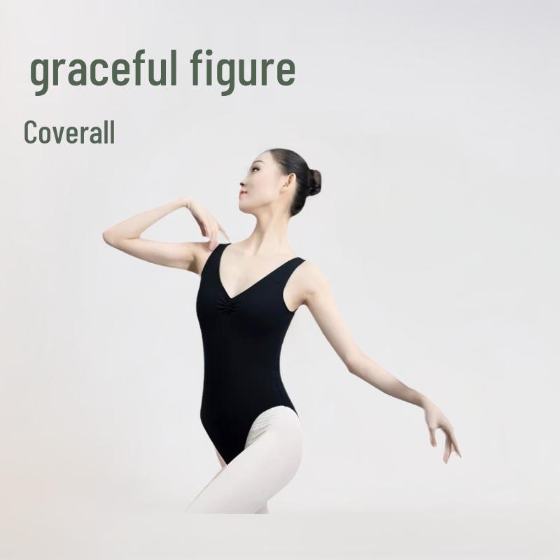 

Women s Ballet & Dance Vest Leotard for Basic Training & Gymnastics Exam S