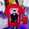 American Retro Anime Jujutsu Kaisen Gojo Satoru Summer New Retro Fashion Men and Women Streetwear