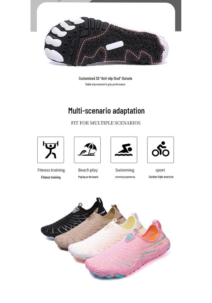 2025 Unisex Breathable Quick-Dry Water Shoes - Non-Slip, Water-Permeable for Outdoor Sports & Fitness