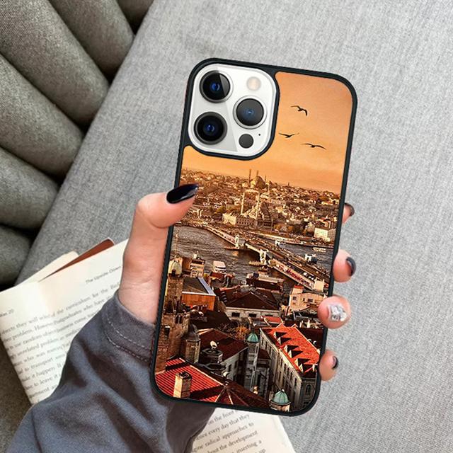 Turkey Istanbul Scenery Building Mobile Phone Cases Cover For iPhone 17 Air 16 16e 15 14 12 13 11 Pro MAX Apple Plus