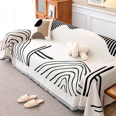 Chenille Sofa Throw Blanket with Tassel Modern Luxury Four Season Sofa Cover One Piece Full Covers Dustproof Sofas Towel Home