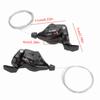 1 Pair Aluminum Alloy Bike Shift Levers 3X7/8/9 Speed Bike Thumb Gear Shifter  Bike Maintenance