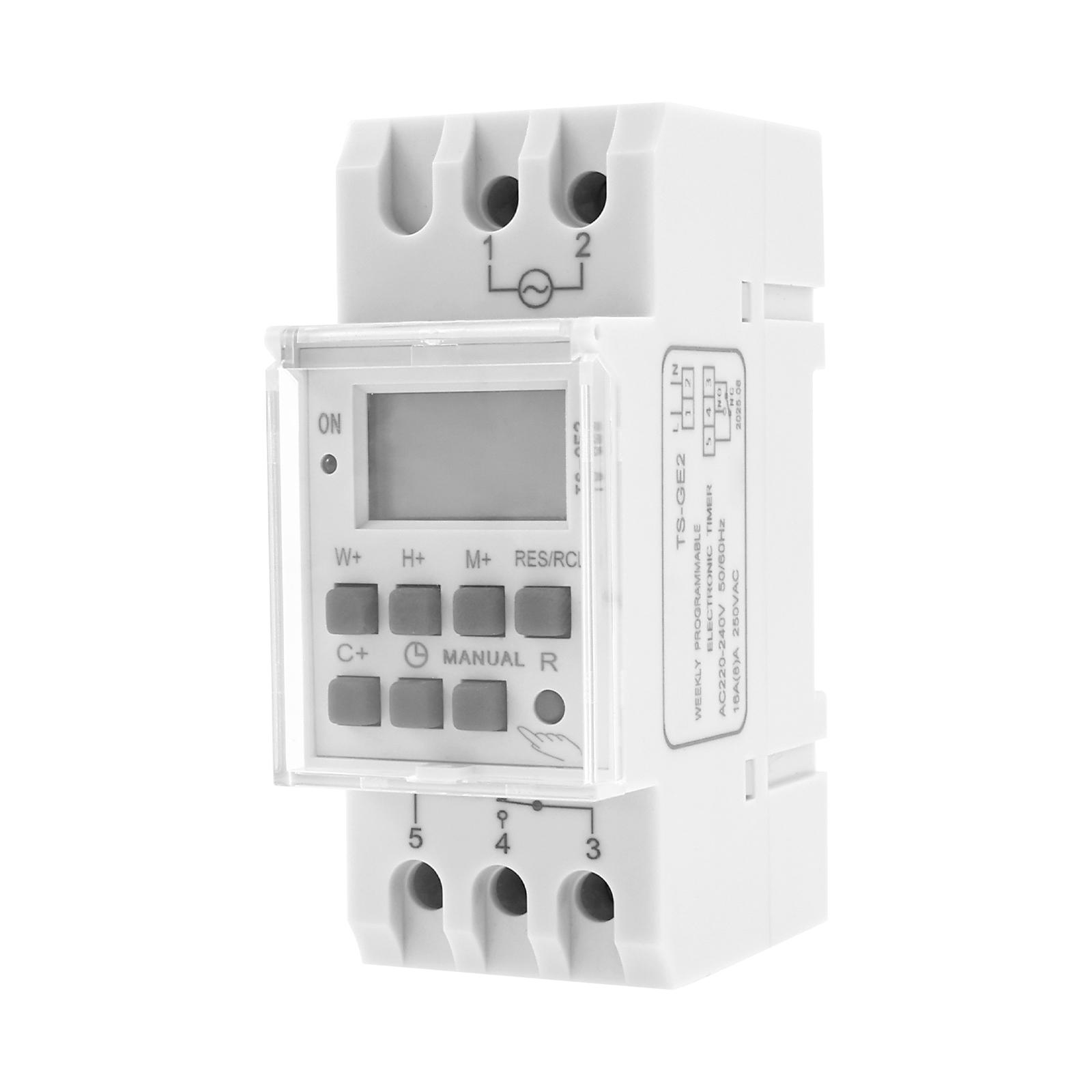 

TS-GE2 Новое программируемое реле времени для ПК Точное управление временем Цифровой переключатель времени Интеллектуальная функция синхронизации 16 В AC220 В