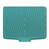 Efficient Water Drainage Mat Heat Resistant Mat Drying Mat For Dishes Silicone Drying Pad Functional Kitchen Tool