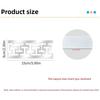15x6cm Acrylic Mirror Sticker Adhesive Acrylic Material Mirror Wall Art Mirror Finish Self-Adhesive Mirror Wall Stickers
