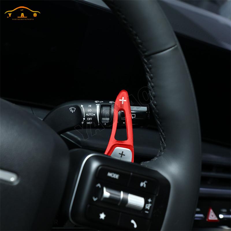 2pcs Car Steering Wheel Paddle Shifter Gear Shift Extension For Hyundai Santa Fe SantaFe HEV MX5 2023 2024