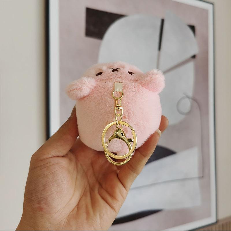 Plush Cute Penguin Keychain Short Plush Key Ring Bag Accessory Couples For
