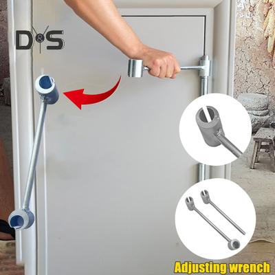 Scharnierspalt-Einstellschlüssel, Türscharnier-Reparaturwerkzeug, rostfrei, ergonomisches Design, wiederverwendbares Türscharnier-Einstellwerkzeug