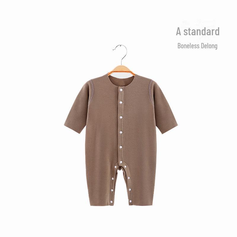 

Теплый бархатный детский комбинезон-пижама на осень и зиму 73 cm