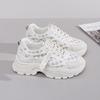 Fashion Women New Fashion Platform Sport Running Shoes Women 2025 New Vintage  Casual Chunky Sneakers Women Mesh Platform Shoes