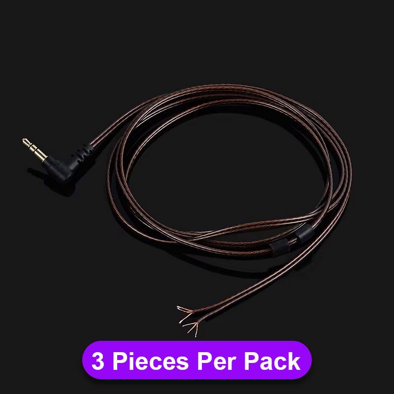 Koceta 1836 OFC Core DIY IEM Earphone Cable Replacement Repair Headset Headphone Cable HiFi Audio Wire 3 Pole Semi-FinishedGood product