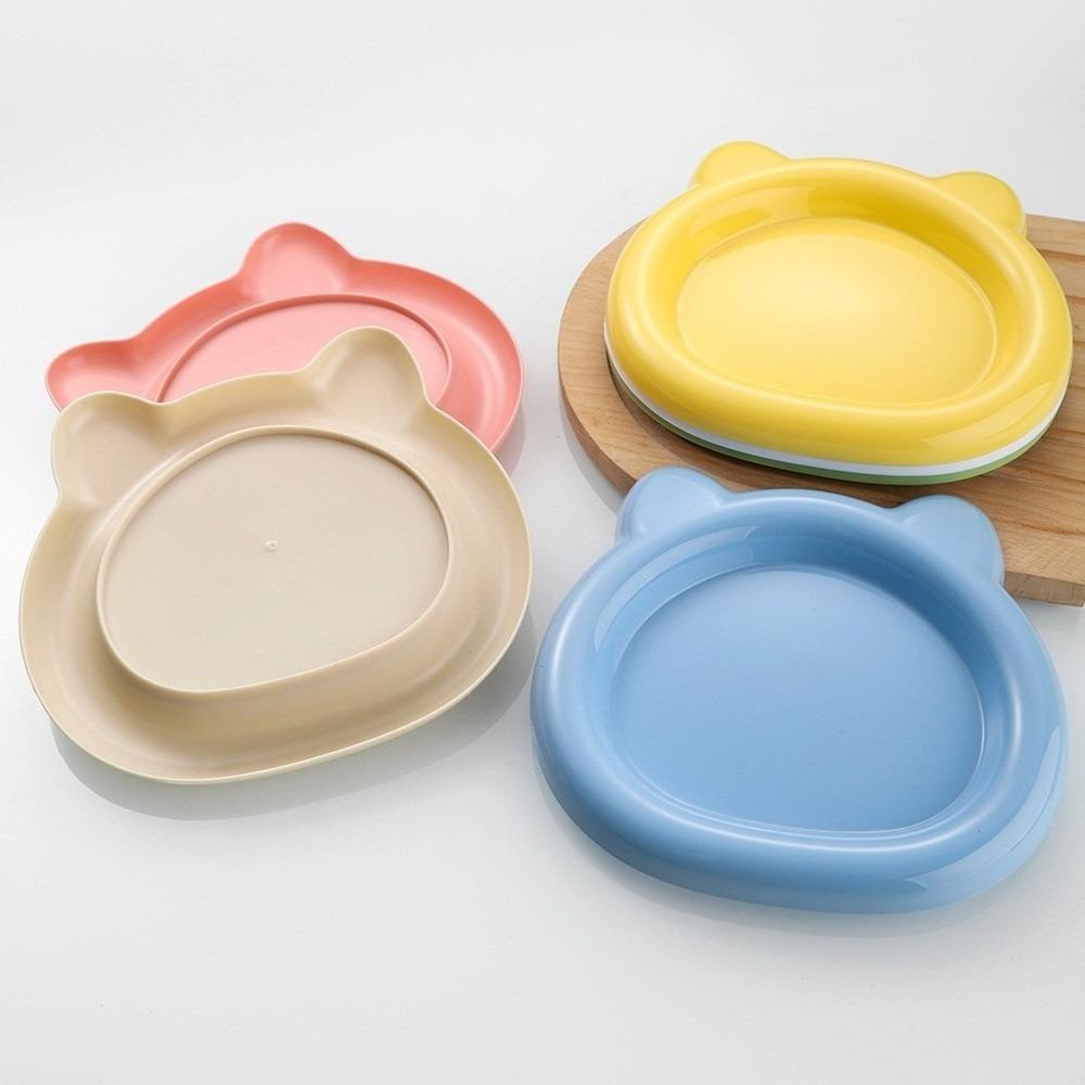 Pastry Plate Cat Bowls Little Bear Kitten Bowl Durable Pet Supplies  for Puppy Cat