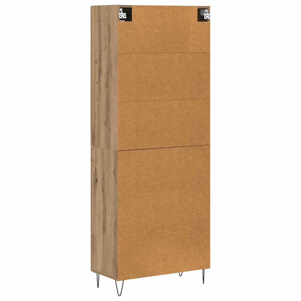 Highboard Artisan Oak 69.5 x 34 x 180 cm Particleboard
