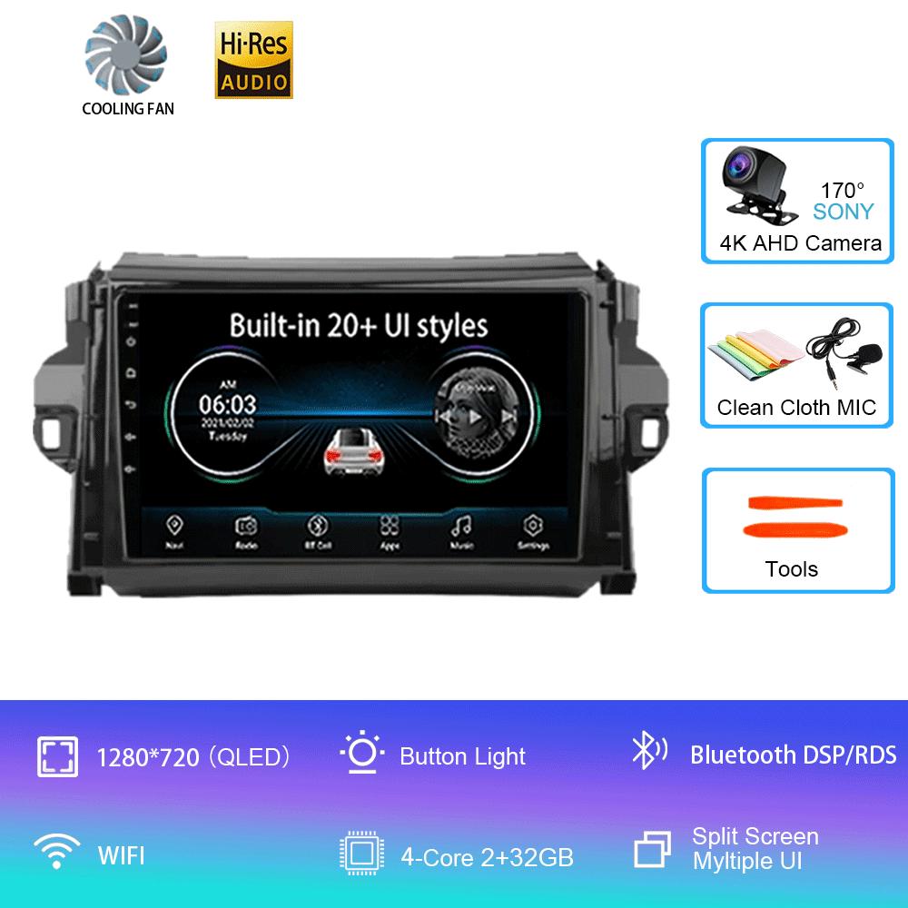 

Android 14 For Toyota Fortuner 2 2015 2016 2017 2018 2019 2020 Car Radio Stereo Multimedia Navigation GPS Carplay 2 din Headunit CHINA