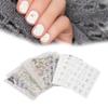 50 Sheets Nail Art Stickers Self Adhesive Flower Luxury Decorations DIY Stylish Nail Decals